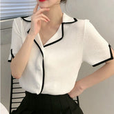 Elegantes Blusenhemd mit Streifenmuster